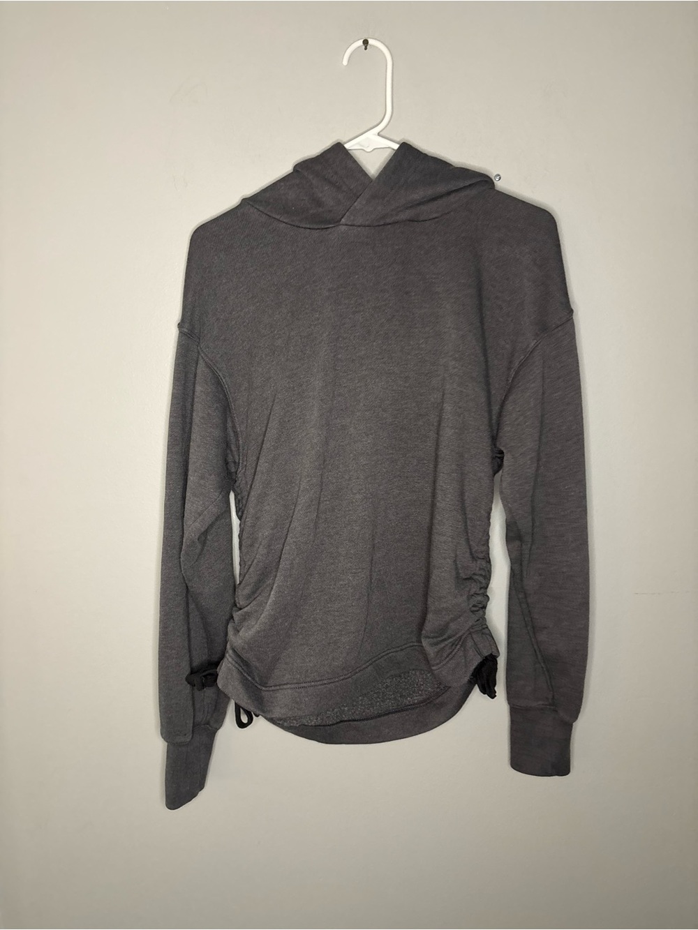 Aerie Woman’s Small Charcoal Hooded Crewneck Sweater